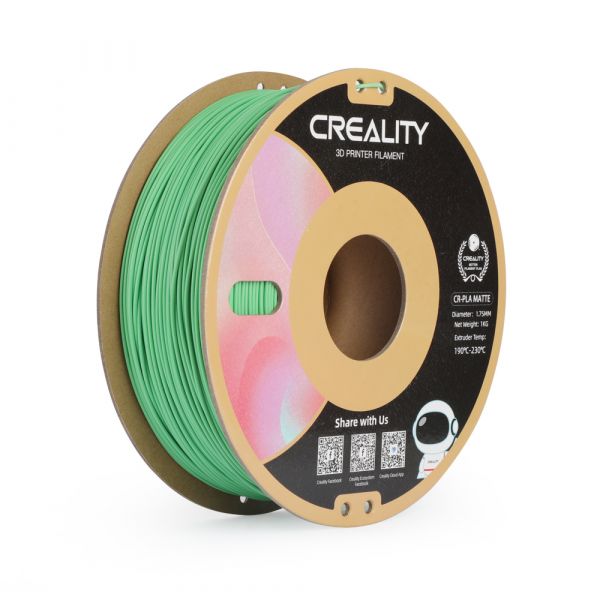 Creality Filamento para Impressora 3D CR-PLA Matte 1.75mm 1Kg Verde Claro