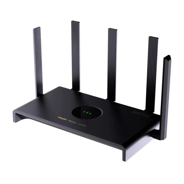 Reyee Router Dual-Band WiFi 6 AX3000 Mesh 4 Portas 3x Gbe 2.4GHz/5GHz 2402Mbps (5GHz) Dual WAN 5 Antenas - RG-EW3000GX PRO