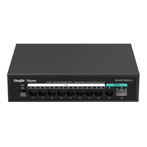Reyee Switch 10 Portas RG-ES110GS-P-L