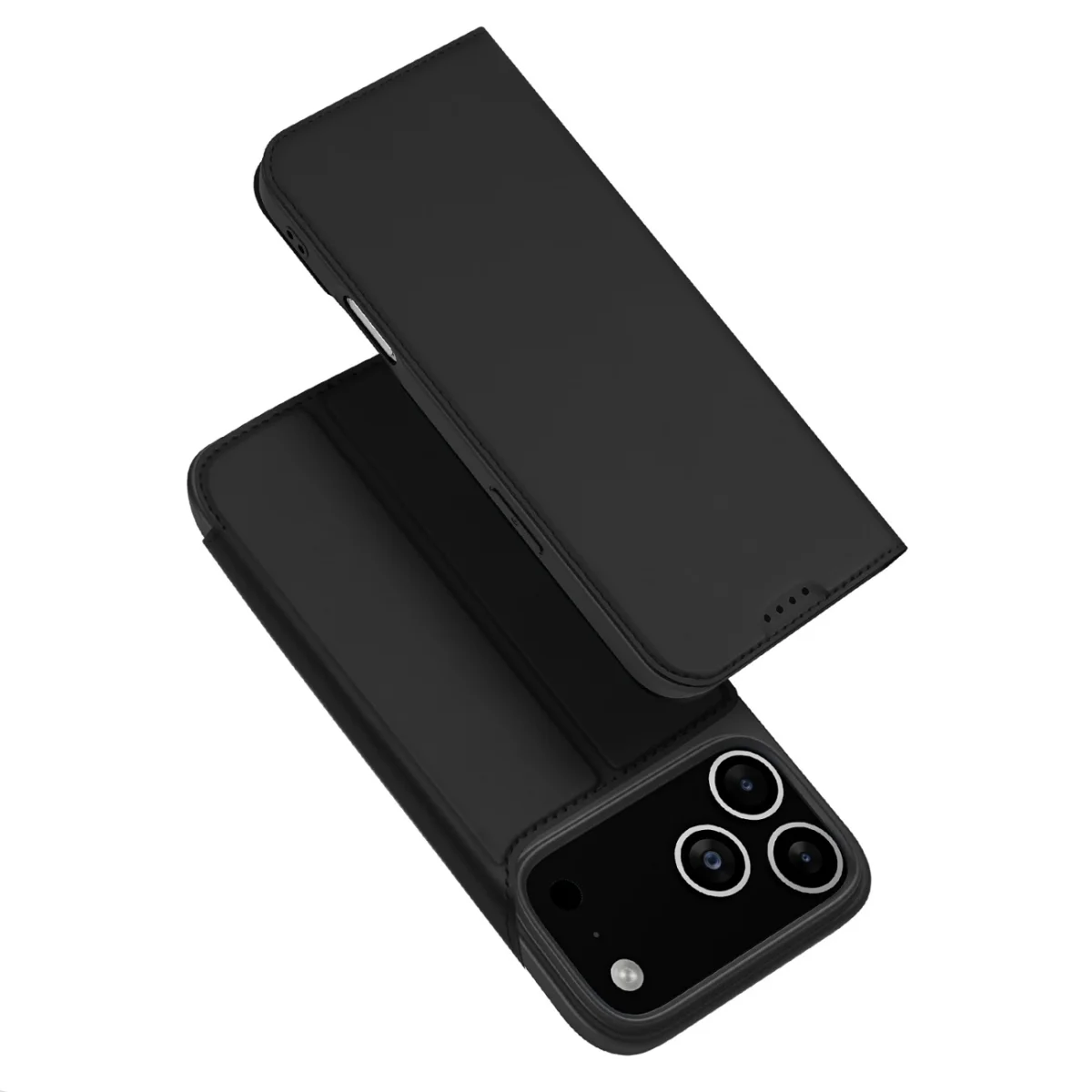 Capa iPhone 17 Pro Max Dux Ducis Skin Pro Flip Preto
