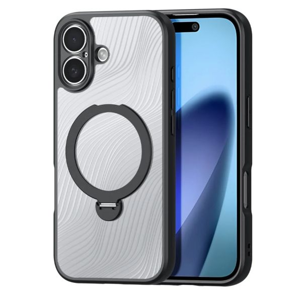 Capa para iPhone 17 Dux Ducis Aimo Mag Stand Black