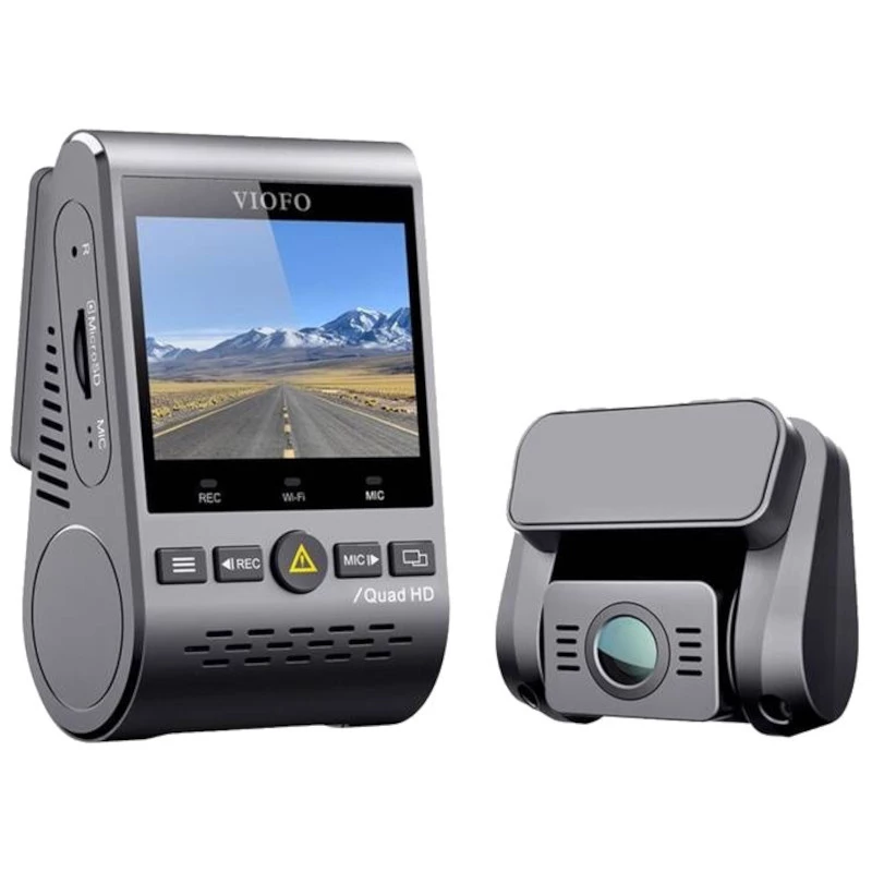 VIOFO A129 PLUS DUO-G 2K + 1080p WiFi GPS – Dash Cam com câmera traseira