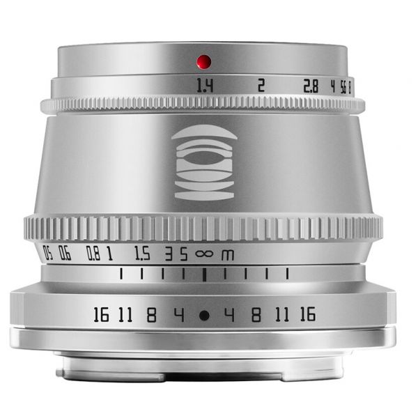 Objetiva Ttartisan 35mm f/1.4 Para Sony E Silver