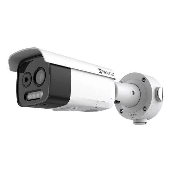 Hikvision Câmara de Segurança IP HeatPro Dual Bullet 5MP 8mm Exterior IP67 Térmica 256x192 Bi-Spectrum HM-TD2628-7/G1/T3A