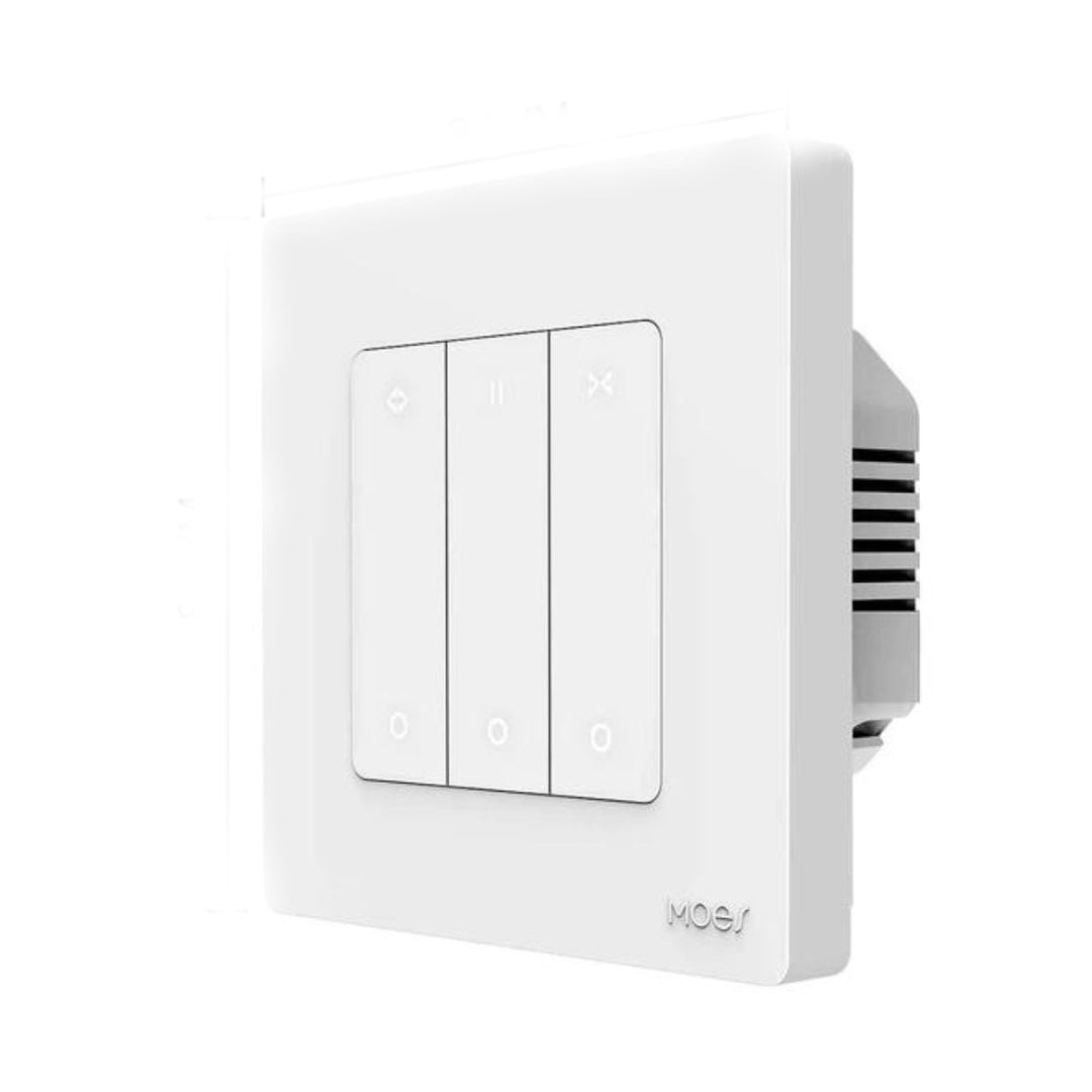 MOES Interruptor de Persiana Estores Zigbee - Série Star Ring