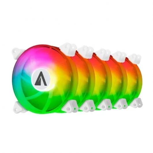 Pack de 5 fans 120mm Abysm Gaming Arclight branca
