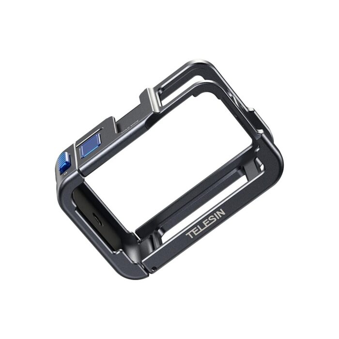 Telesin Caixa de Metal para DJI Action 3/4/5 Preto