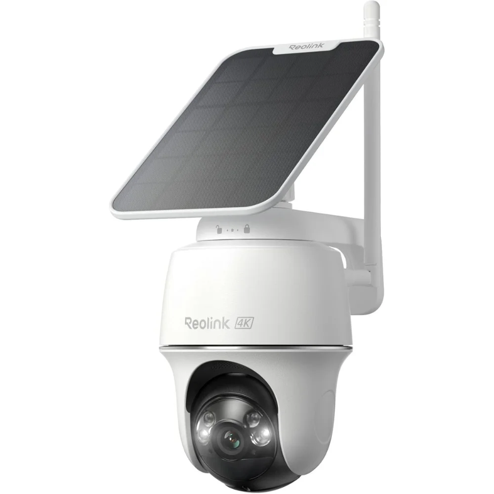 Reolink Camara Autónoma a Bateria c/ Painel Solar Wireless de 8MP e 4K com Focos de Luz - Reolink Argus PT Ultra