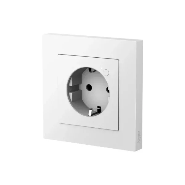 Aqara H2 EU WP-P01D - Tomada inteligente de embutir Zigbee 3.0 (compatível c/ Matter) com monitorização de consumos 16A
