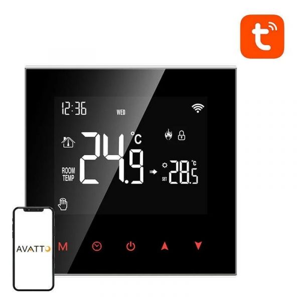 Avatto Termostato Caldeira Inteligente ZWT100 3 A ZigBee DHW TUYA