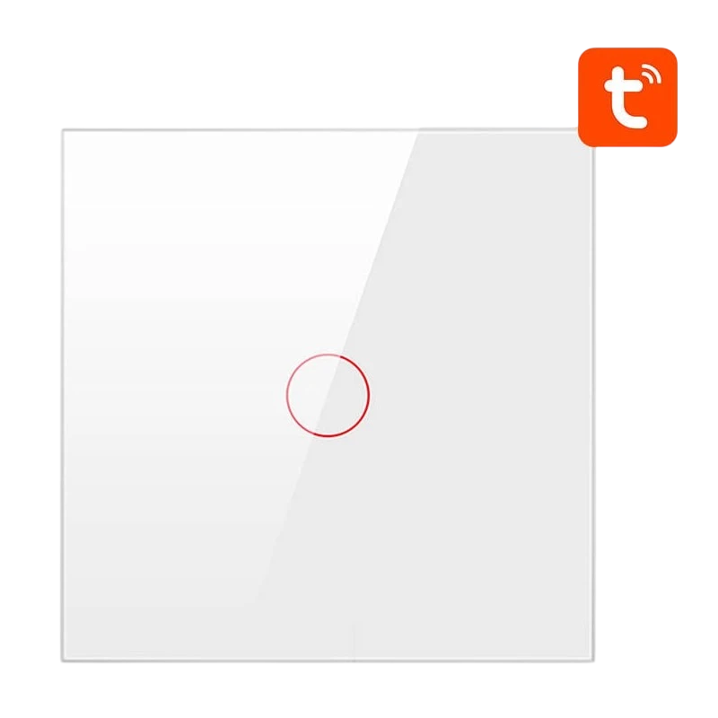 Avatto ZTS02-EU-W1 1 Botão ZigBee Branco – Interruptor Táctil Inteligente