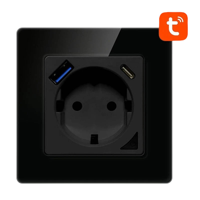 Avatto N-WOT10-USB-B WiFi Preto – Tomada Inteligente