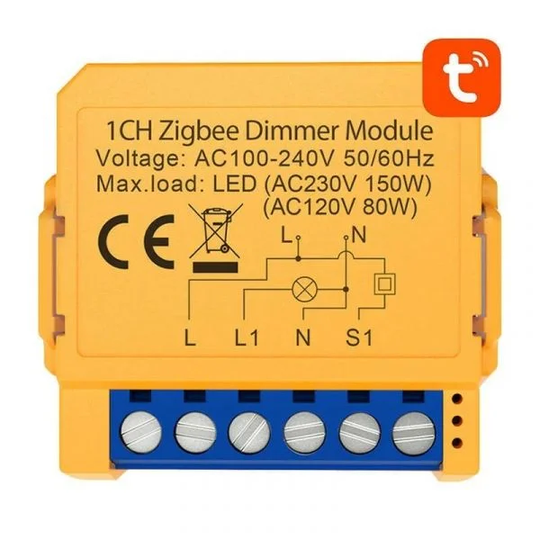 Avatto Relé Smart Switch ZDMS16-2 TUYA