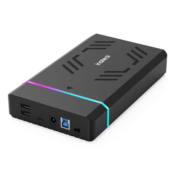 Intek FE3003 Caixa Externa para HDD/SSD 2.5"/3.5" USB 3.0 SATA RGB