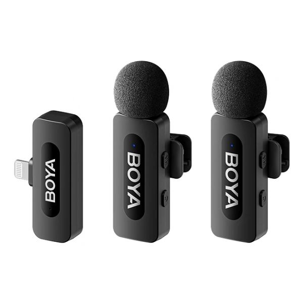 Boya Microfone Sem Fios BY-V2 V2.0 com Recetor Lightning