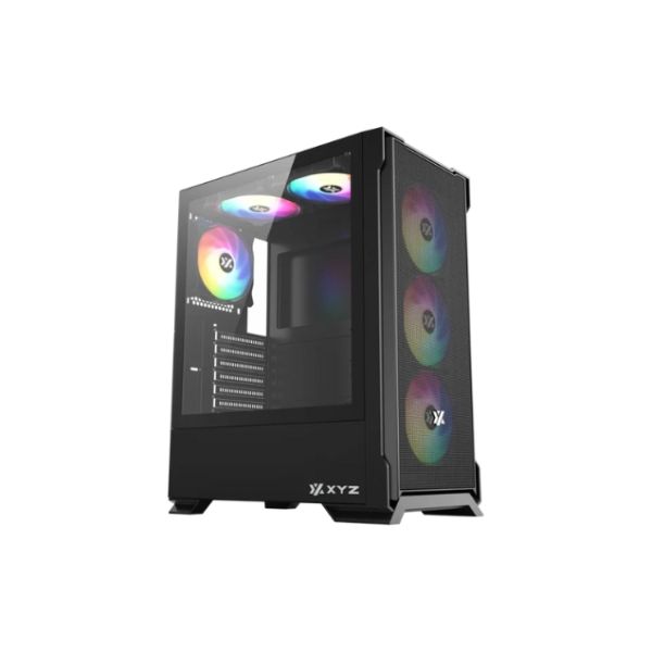XYZ AIRONE 300 X MESH ATX, Micro-ATX, Mini-ITX aRGB Preto