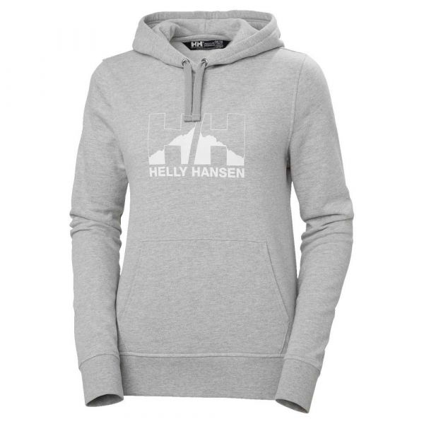 Helly Hansen Nord Graphic Hoodie Cinzento XS Mulher