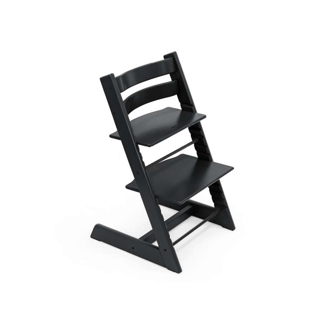 Cadeira da Papa Stokke Tripp Trapp em Madeira Black