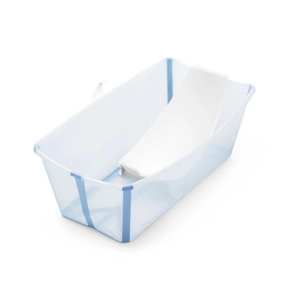 Pack Banheira Stokke Flexi Bath e Assento Ocean Blue