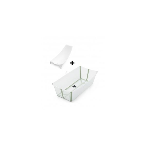 Stokke Banheira XL + Suporte Recém-nascido Transparente Verde