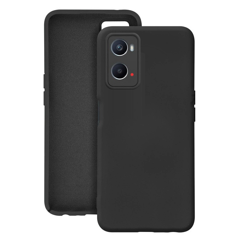Capa Silicone Líquido 3D Oppo A57/ A57S/ A77 Preto