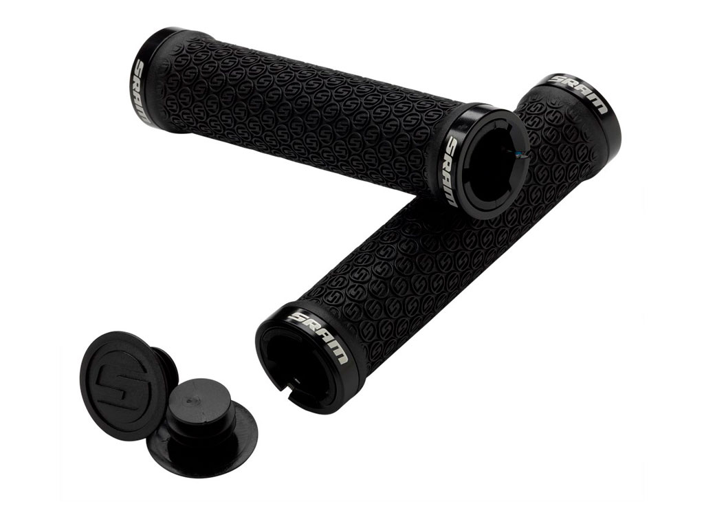 PUNHOS BICICLETA SRAM LOCKING GRIPS DOUB CLAMP PRETO