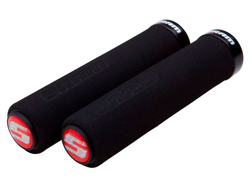 PUNHOS BICICLETA SRAM LOCKING GRIPS FOAM PRETO/PRETO