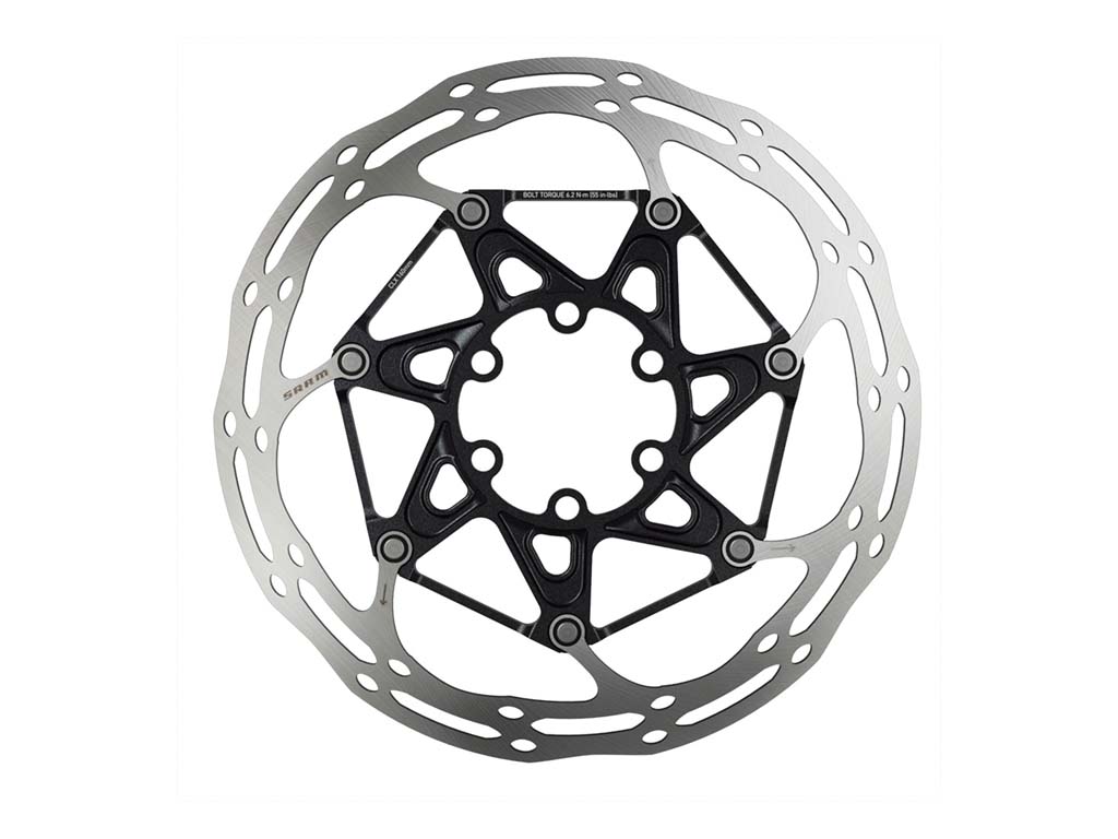 DISCO TRAVAO BIC SRAM CENTERLINE 160MM C/PARAFUSOS PRETO