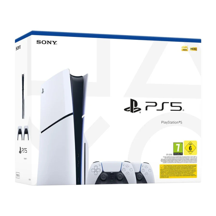 Consola Sony Playstation 5 Slim Standard Edition 1TB + 2 Comandos Dualsense