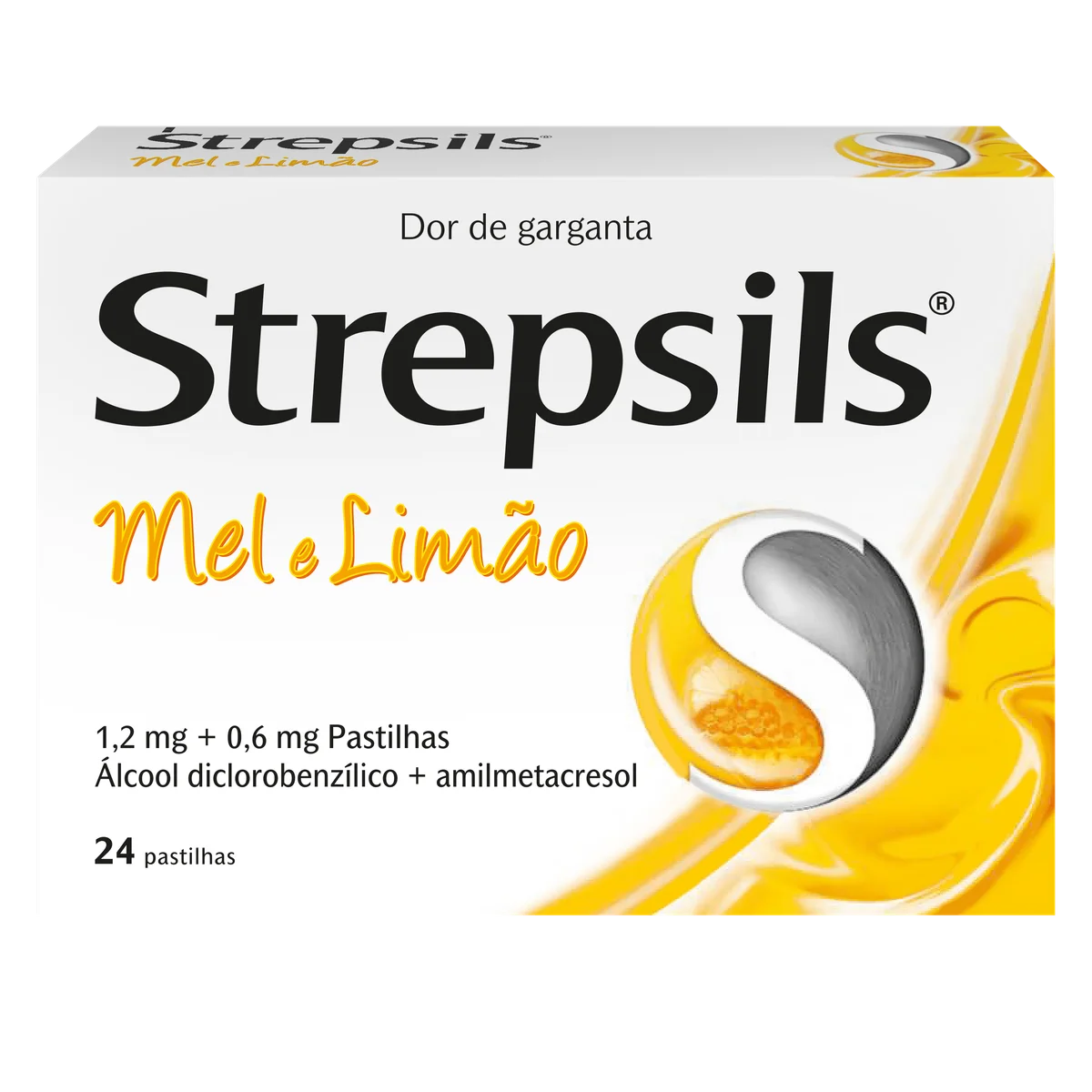 Strepsils Mel e Limão 24 pastilhas