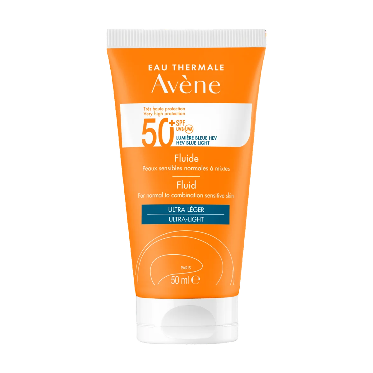 Avène Protetor Solar Rosto Fluído SPF 50+ Pele Normal e Mista 50 ml