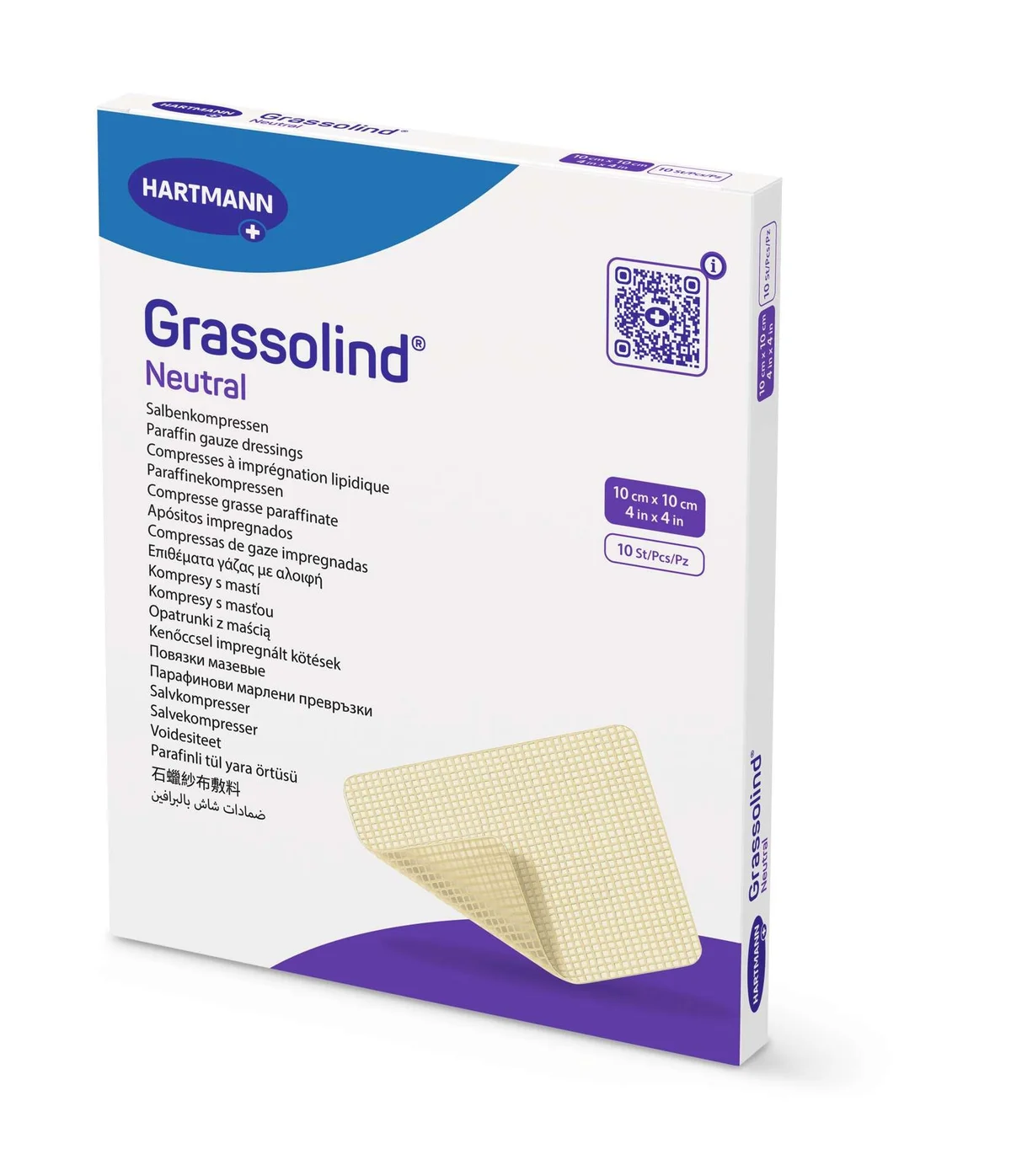 Grassolind Compressa Pomada - 10x10cm (x10 unidades)