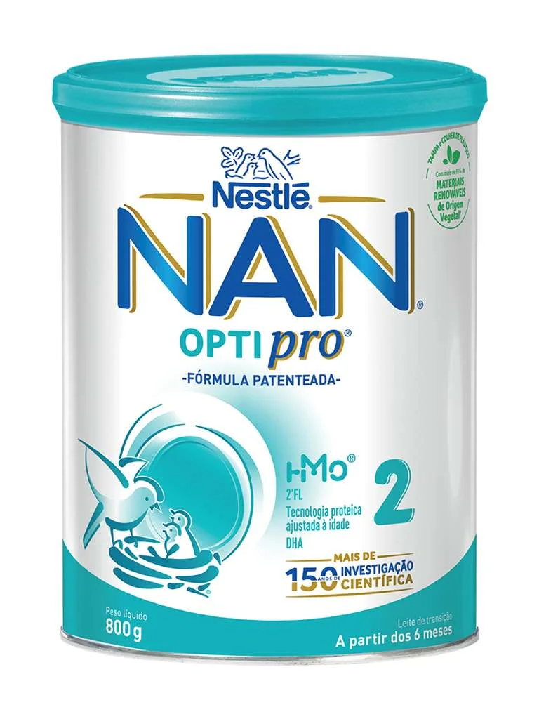 NAN Optipro 2 Leite de transição 800g 6M+