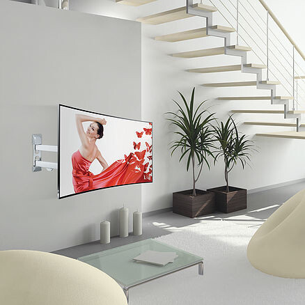 Barkan Mounting Systems 3400W suporte para TV 165,1 cm (65) Branco