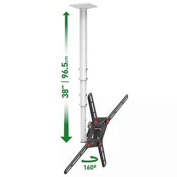 Barkan Mounting Systems 3500 suporte para TV 165,1 cm (65) Preto, Branco