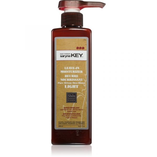 Saryna Key Pure African Shea Butter Light Condicionador sem Enxaguar com Manteiga de Karité 500ml