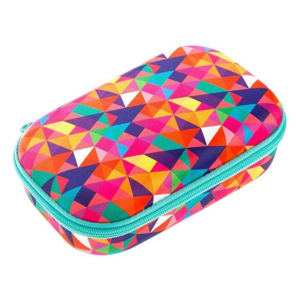 Estojo Caixa com Divisórias Colorful
