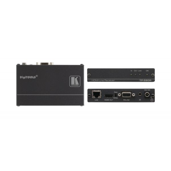 Kramer Receptor Sobre Par Trenzado Hdbaset Hdmi 4k Uhd, Rs-2 50-80022090