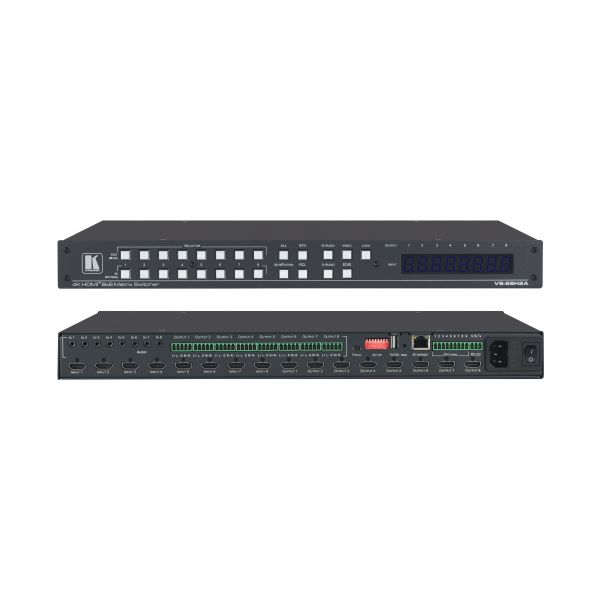 Kramer VS-88H2A Switch de Vídeo HDMI 8x8 4K HDR HDCP 2.2