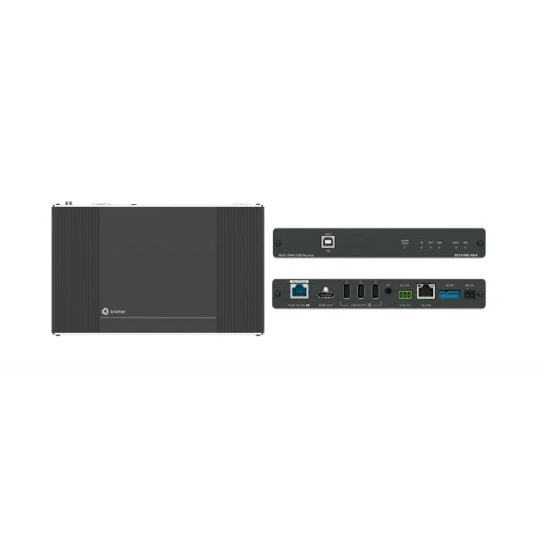 Kramer Electronics EXT3-POE-XR-R Mini Conversor de Mídia e Recetor AV HDBaseT 3.0 4K60Hz com PoE Negro
