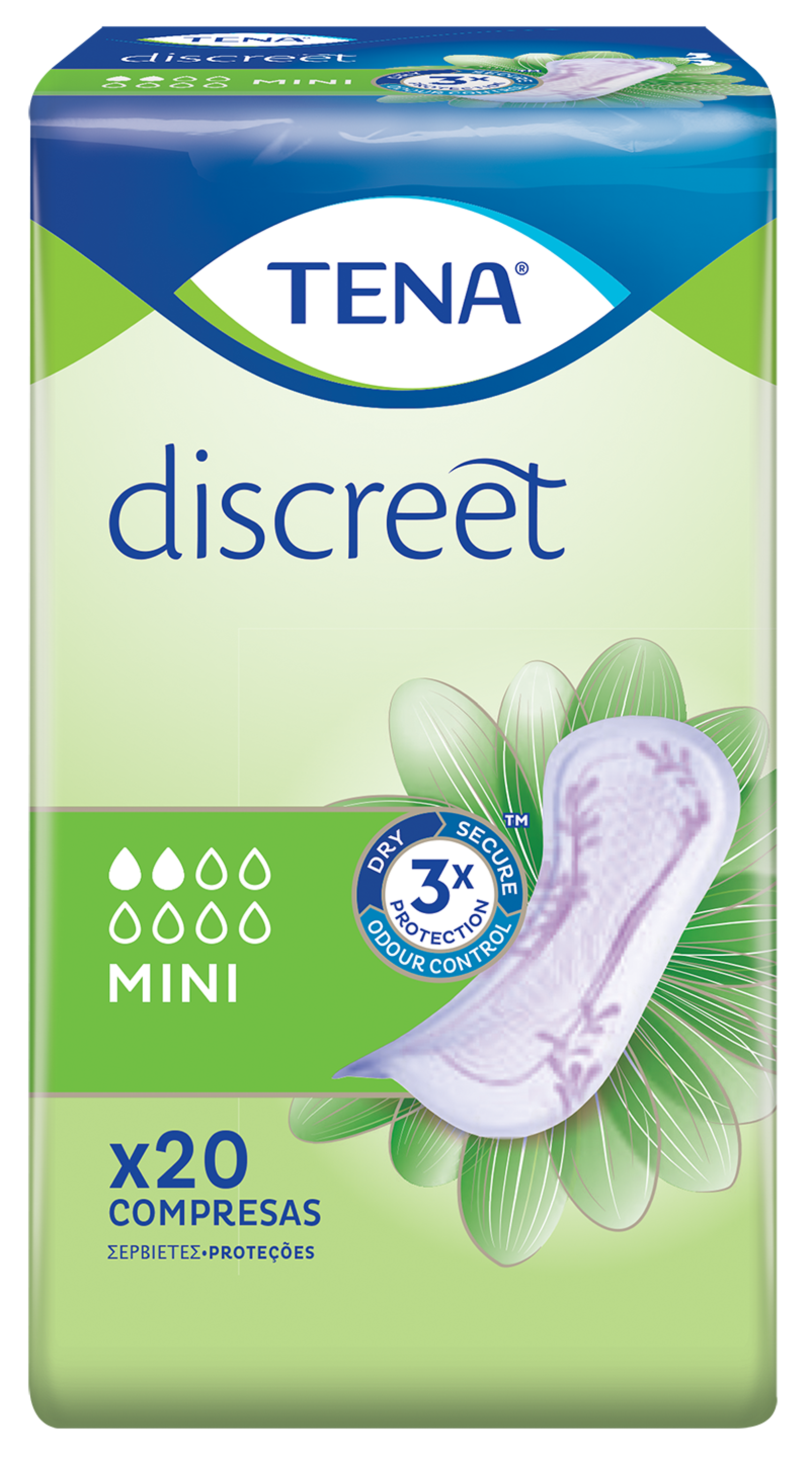 TENA Discreet: Penso mini x20 uni.