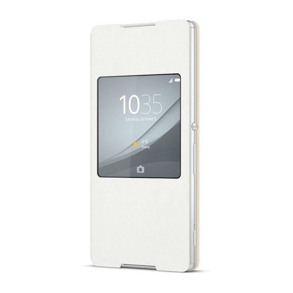 Sony Capa Style Cover Window SCR30 para Xperia Z3+ White