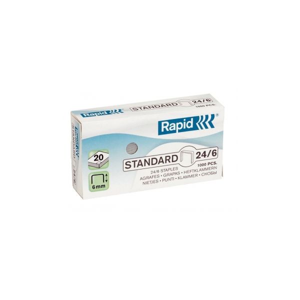 Rapid 1000 Agrafos Standard Nº24/6