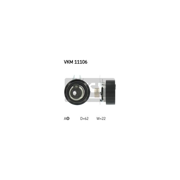 SKF - VKM 11106 - Rolo tensor, correia dentada - 7316571411743