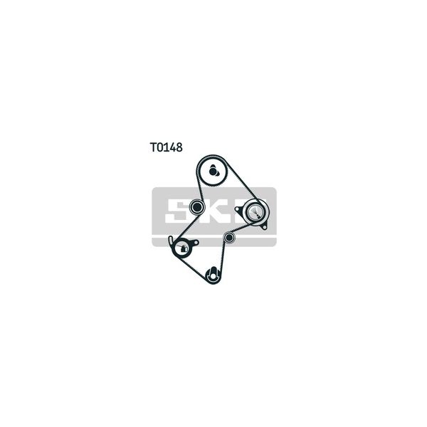 SKF - VKMA 06125 - Jogo de correias dentadas - 7316571538709