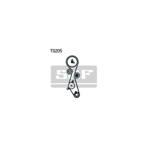 SKF - VKMA 03257 - Jogo de correias dentadas - 7316572389362
