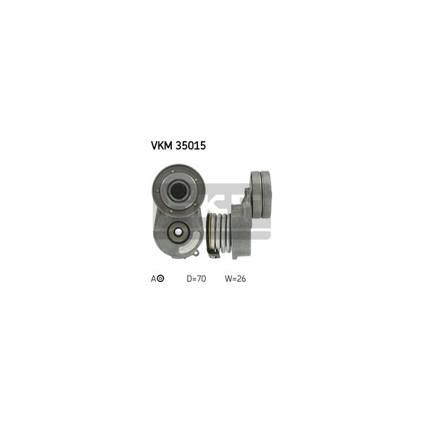 SKF - VKM 35015 - Rolo tensor, correia trapezoidal estriada - 7316572567593