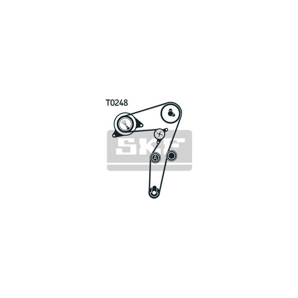 SKF - VKMA 02195 - Jogo de correias dentadas - 7316573402145