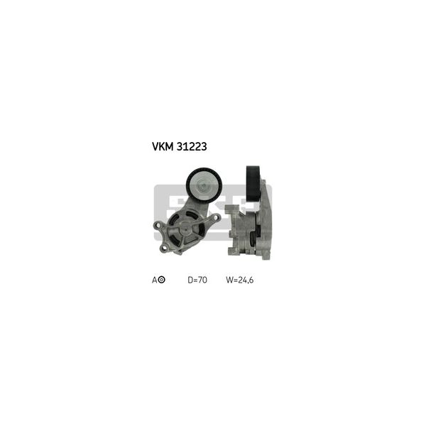 SKF - VKM 31223 - Rolo tensor, correia trapezoidal estriada - 7316574727407