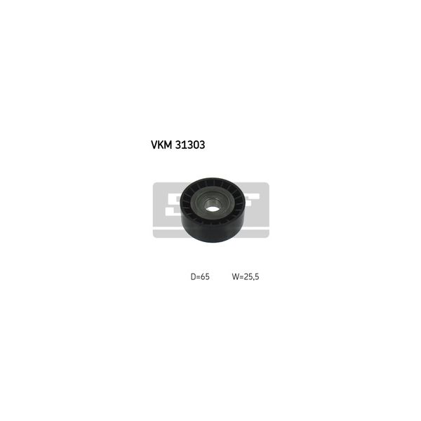 SKF - VKM 31303 - Polia de desvio/de guia, correia trapezoidal estriada - 7316574841493
